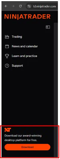 How to Set Up NinjaTrader in Australia: 2026 Step-by-Step Beginner’s Guide 4 how to download the NinjaTrader platform via your ninja trader profile